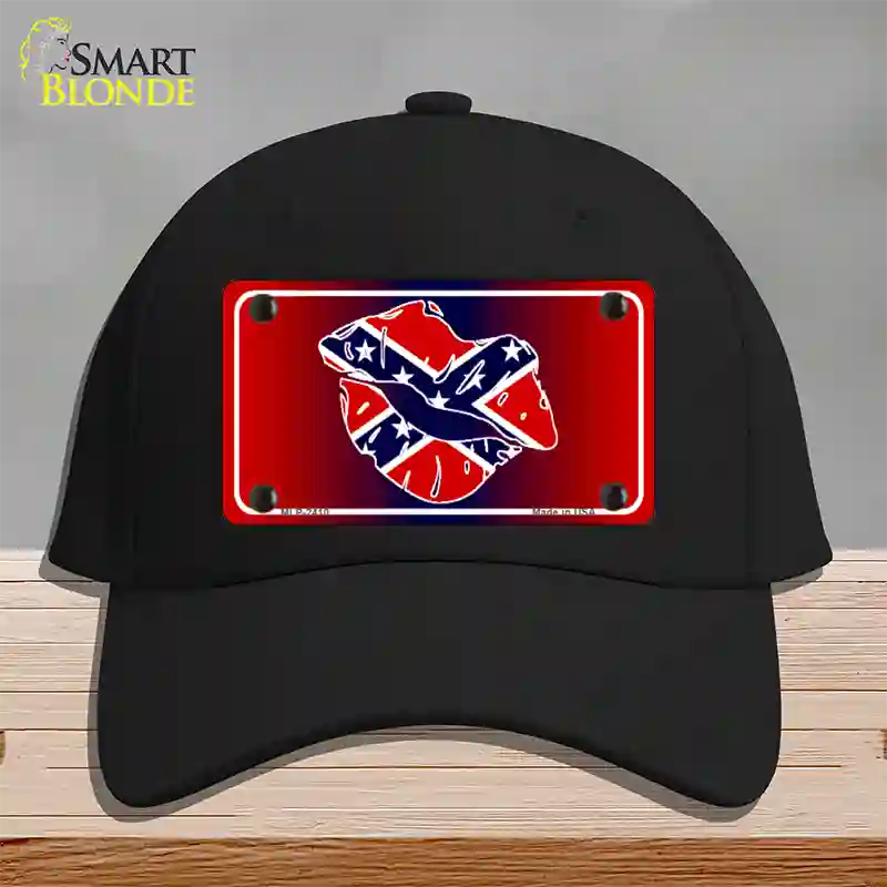 Rebel Kiss Novelty License Plate Hat Cotton / Black