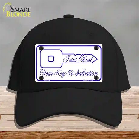 Your Key To Salvation Novelty License Plate Hat Cotton / Black