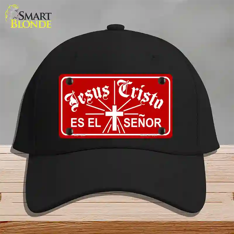 Jesus Cristo Novelty License Plate Hat Cotton / Black