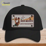 Roadrunner Gray New Mexico Novelty License Plate Hat Cotton / Black