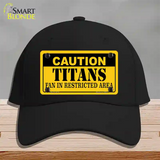 Caution Titans Novelty License Plate Hat Cotton / Black