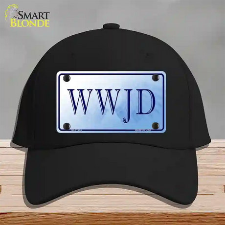 WWJD Novelty License Plate Hat Cotton / Black