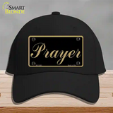 Prayer Novelty License Plate Hat Cotton / Black