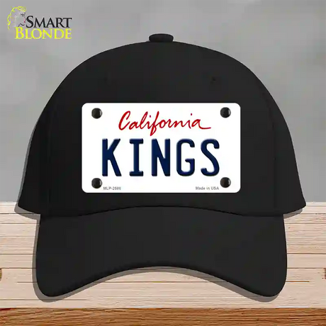 Kings California Novelty License Plate Hat Cotton / Black