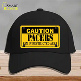 Caution Pacers Novelty License Plate Hat Cotton / Black