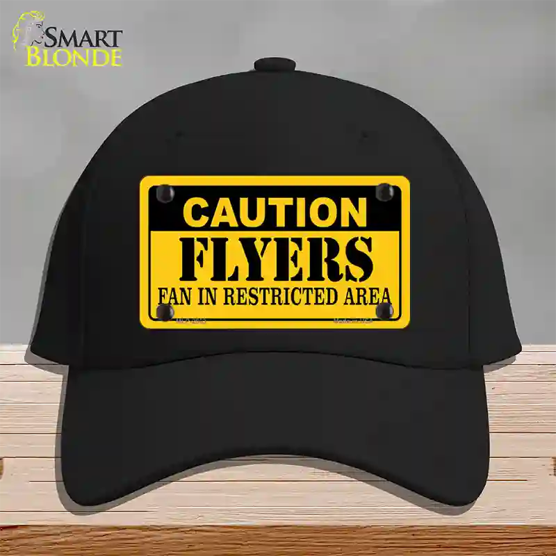 Caution Flyers Novelty License Plate Hat Cotton / Black