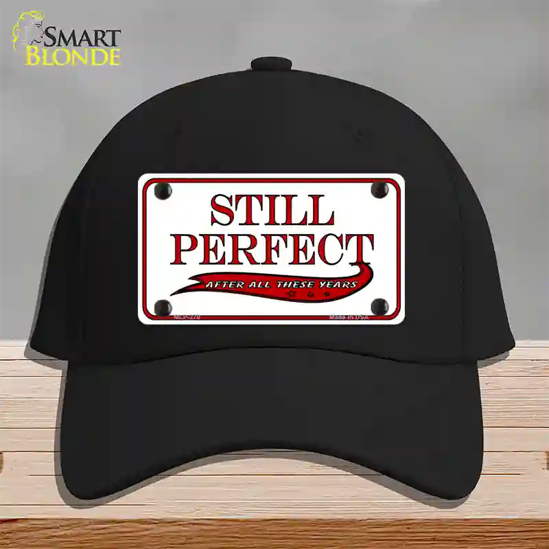 Still Perfect Novelty License Plate Hat Cotton / Black