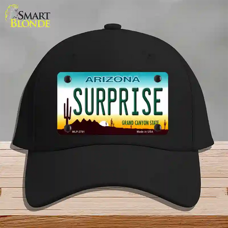 Surprise Arizona Novelty License Plate Hat Cotton / Black