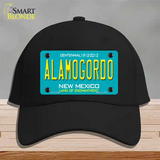 Alamogordo New Mexico Teal Novelty License Plate Hat Cotton / Black