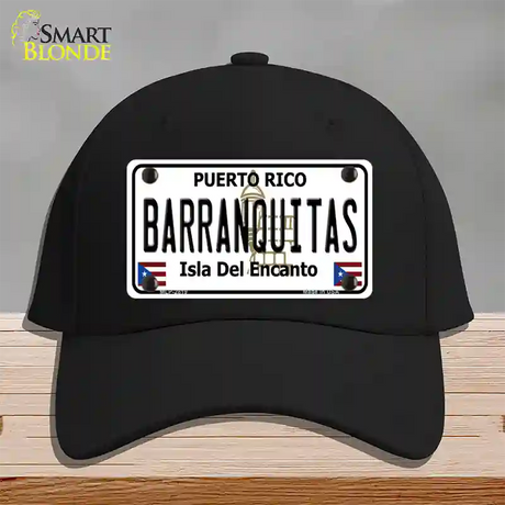 Barranquitas Novelty License Plate Hat Cotton / Black