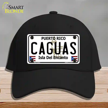 Caguas Novelty License Plate Hat Cotton / Black