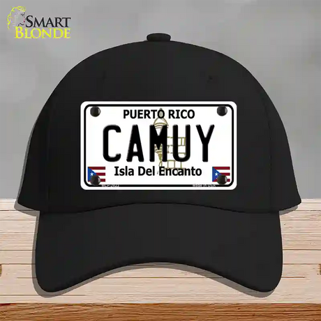 Camuy Novelty License Plate Hat Cotton / Black