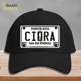 Cidra Novelty License Plate Hat Cotton / Black