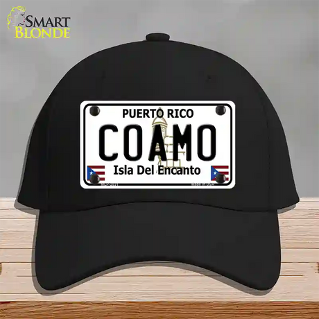 Coamo Novelty License Plate Hat Cotton / Black