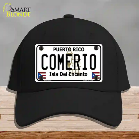 Comerio Novelty License Plate Hat Cotton / Black