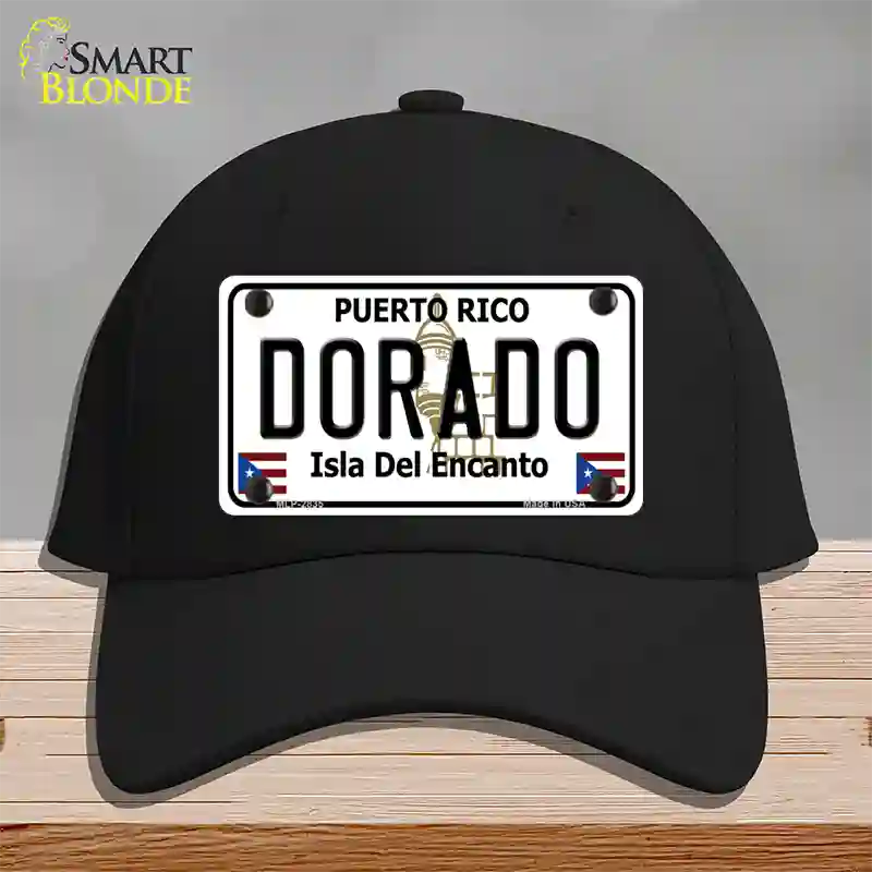 Dorado Novelty License Plate Hat Cotton / Black