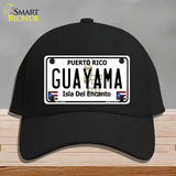 Guayama Puerto Rico Novelty License Plate Hat Cotton / Black