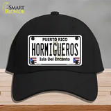 Hormiguesros Puerto Rico Novelty License Plate Hat Cotton / Black