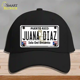 Juana Diaz Puerto Rico Novelty License Plate Hat Cotton / Black