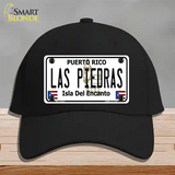 Las Piedras Puerto Rico Novelty License Plate Hat Cotton / Black