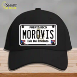 Morovis Puerto Rico Novelty License Plate Hat Cotton / Black