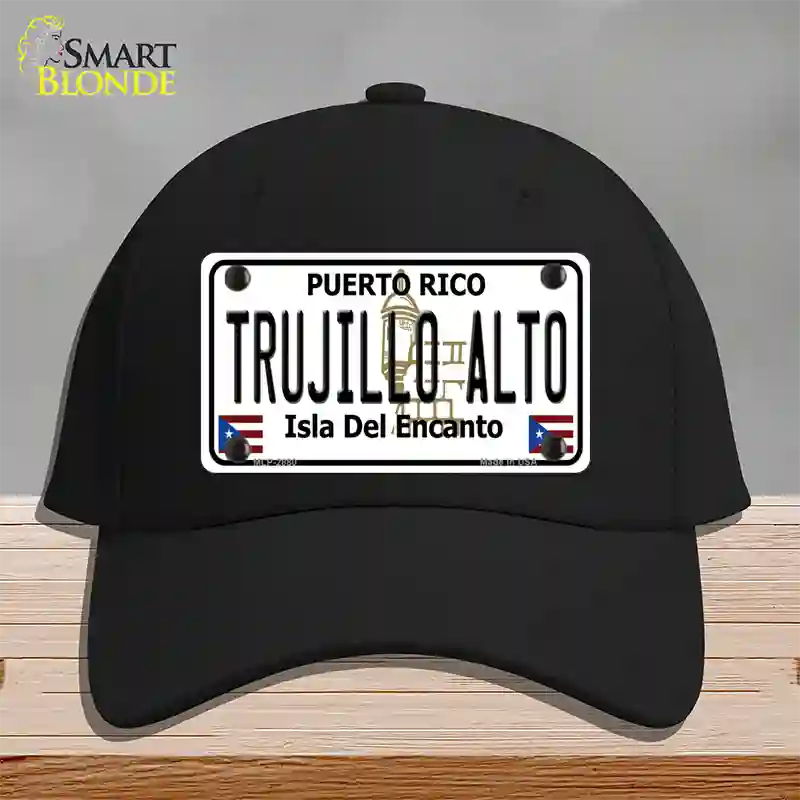 Trujillo Alto Puerto Rico Novelty License Plate Hat Cotton / Black