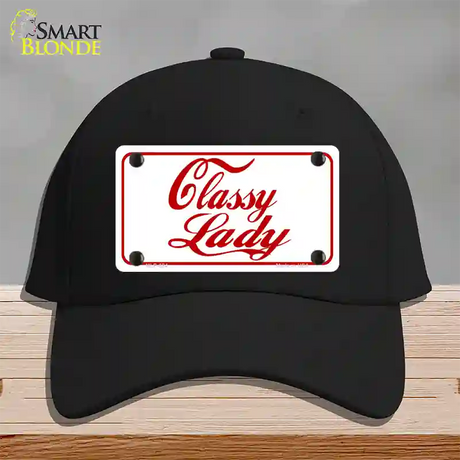 Classy Lady Novelty License Plate Hat Cotton / Black