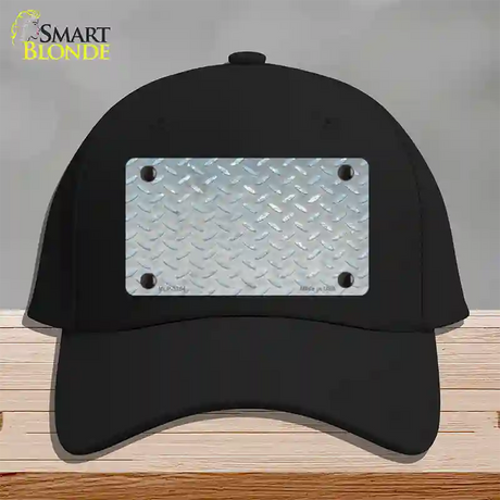 Silver Toolbox Diamond Novelty License Plate Hat Cotton / Black