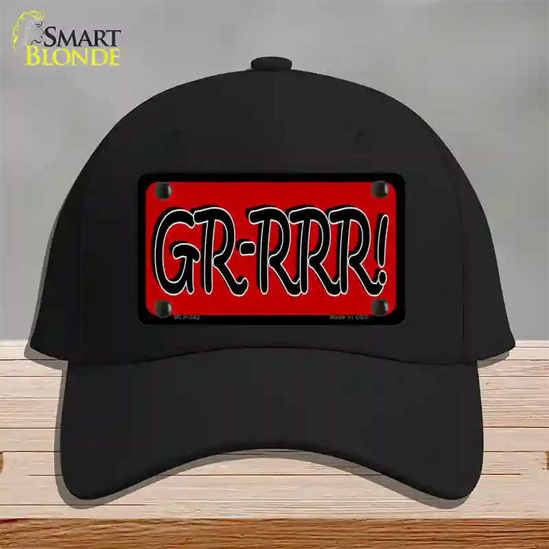 GR-RRR Novelty License Plate Hat Cotton / Black