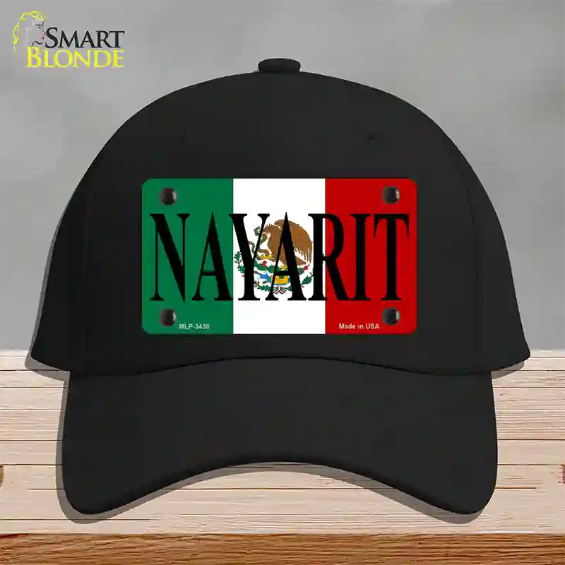 Nayarit Novelty License Plate Hat Cotton / Black