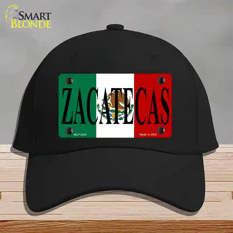 Zacatecas Novelty License Plate Hat Cotton / Black