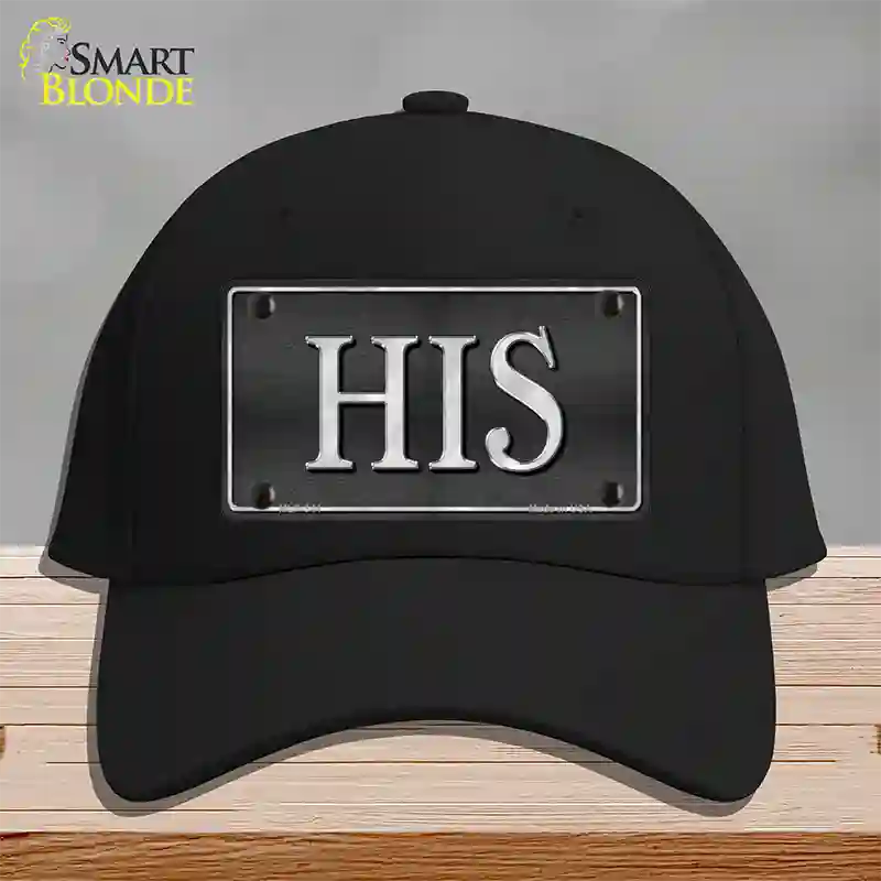 HIS Novelty License Plate Hat Cotton / Black