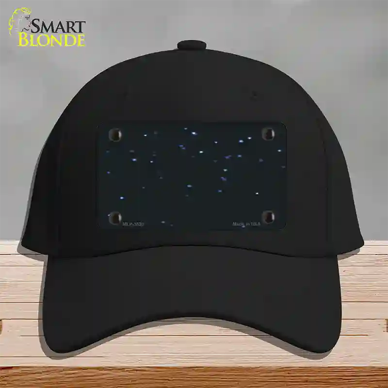 Stars Novelty License Plate Hat Cotton / Black