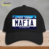 Mafia New York Novelty License Plate Hat Cotton / Black