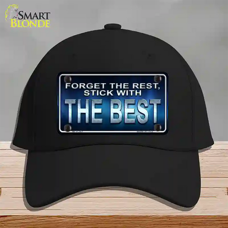 Forget The Rest Novelty License Plate Hat Cotton / Black