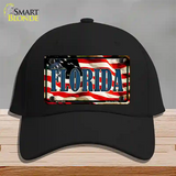 Florida USA Novelty License Plate Hat Cotton / Black