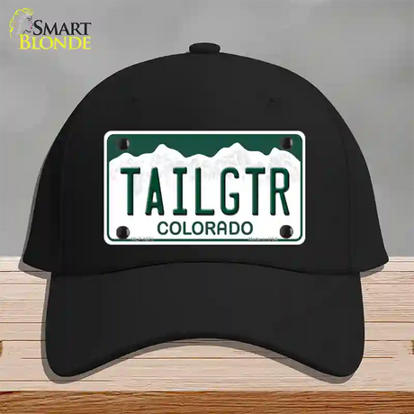 Tailgtr Colorado Novelty License Plate Hat Cotton / Black