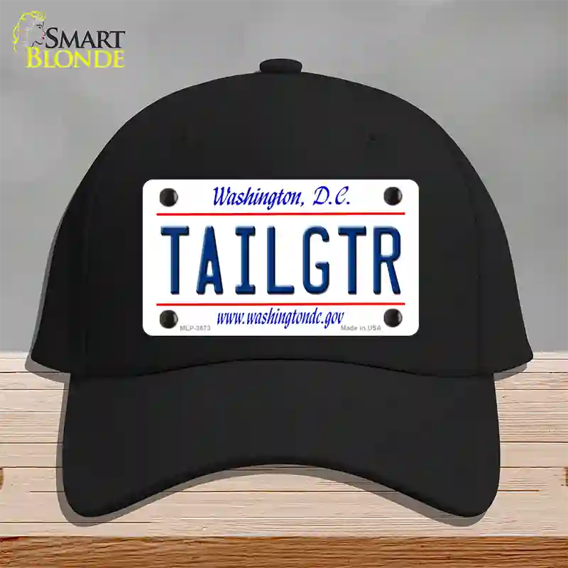 Tailgtr Washington DC Novelty License Plate Hat Cotton / Black