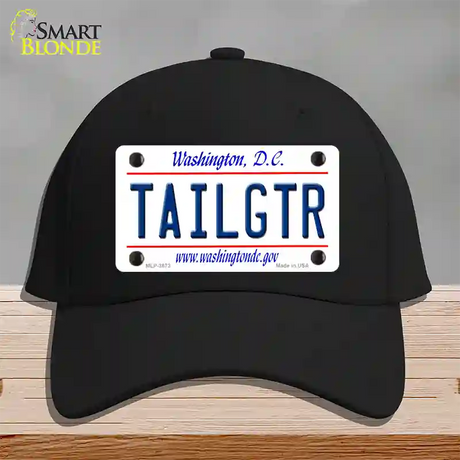 Tailgtr Washington DC Novelty License Plate Hat Cotton / Black