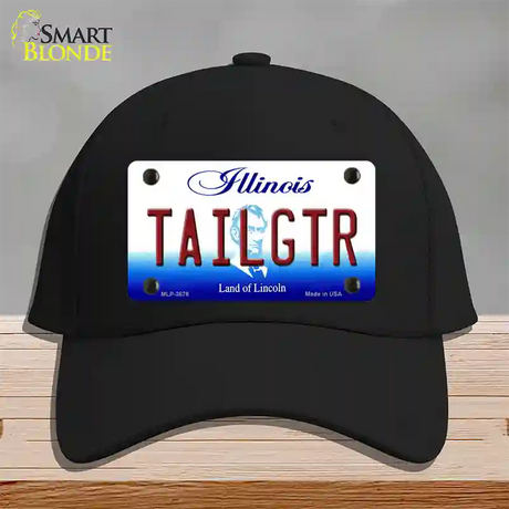 Tailgtr Illinois Novelty License Plate Hat Cotton / Black