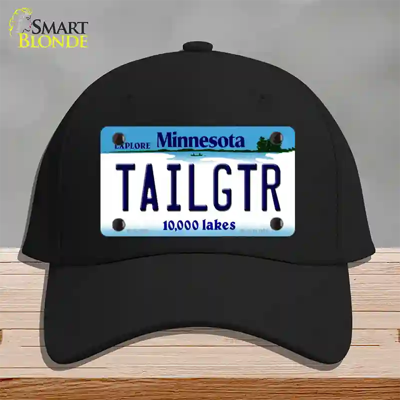 Tailgtr Minnesota Novelty License Plate Hat Cotton / Black