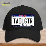 Tailgtr Texas Novelty License Plate Hat Cotton / Black