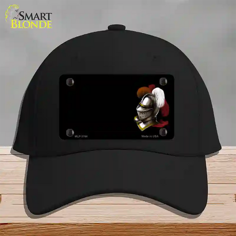 Armor Offset Novelty License Plate Hat Cotton / Black