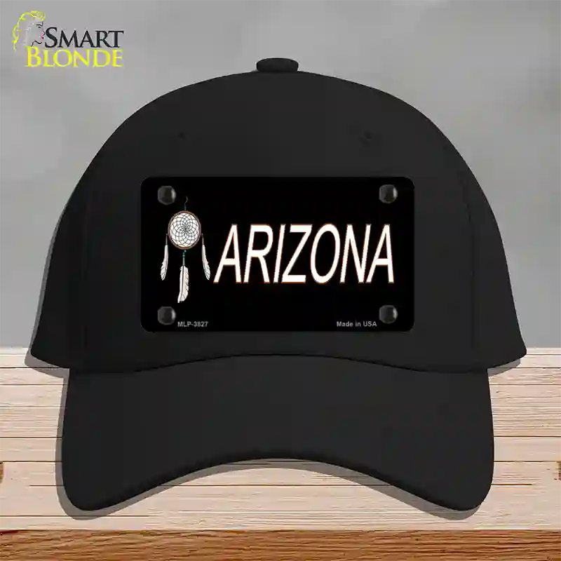 Dreamweaver Offset Arizona Novelty License Plate Hat Cotton / Black