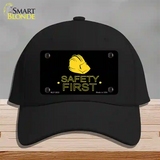 Safety First Novelty License Plate Hat Cotton / Black