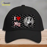 I Love My Scottish Terrier Novelty License Plate Hat Cotton / Black