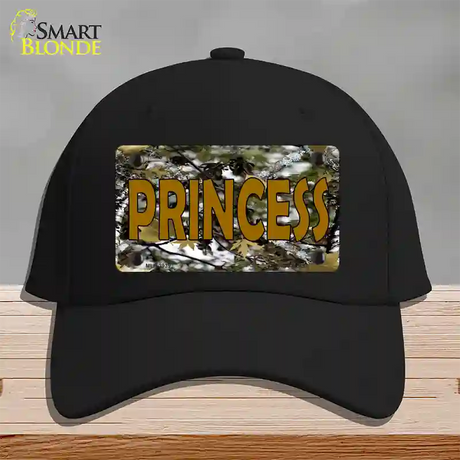 Princess Camouflage Novelty License Plate Hat Cotton / Black