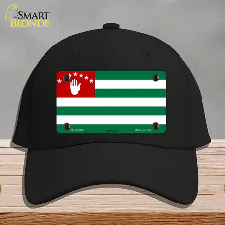 Abkhazia Flag Novelty License Plate Hat Cotton / Black