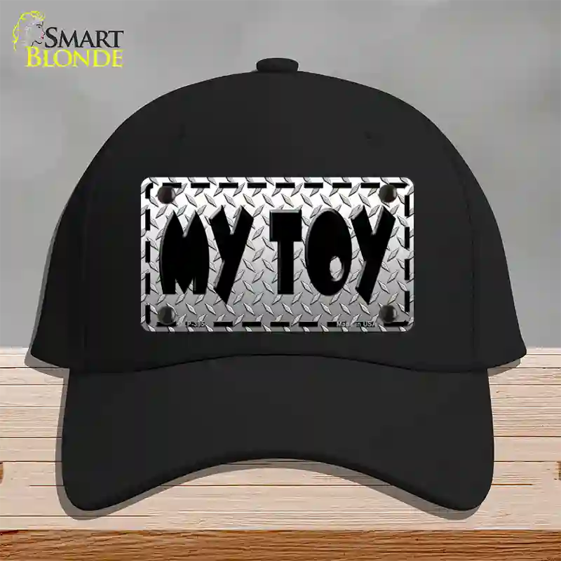 My Toy Novelty License Plate Hat Cotton / Black