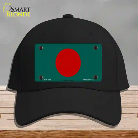 Bangladesh Flag Novelty License Plate Hat Cotton / Black